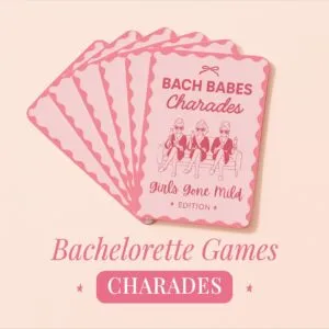 Girls Gone Mild Charades | Bachelorette Party Game