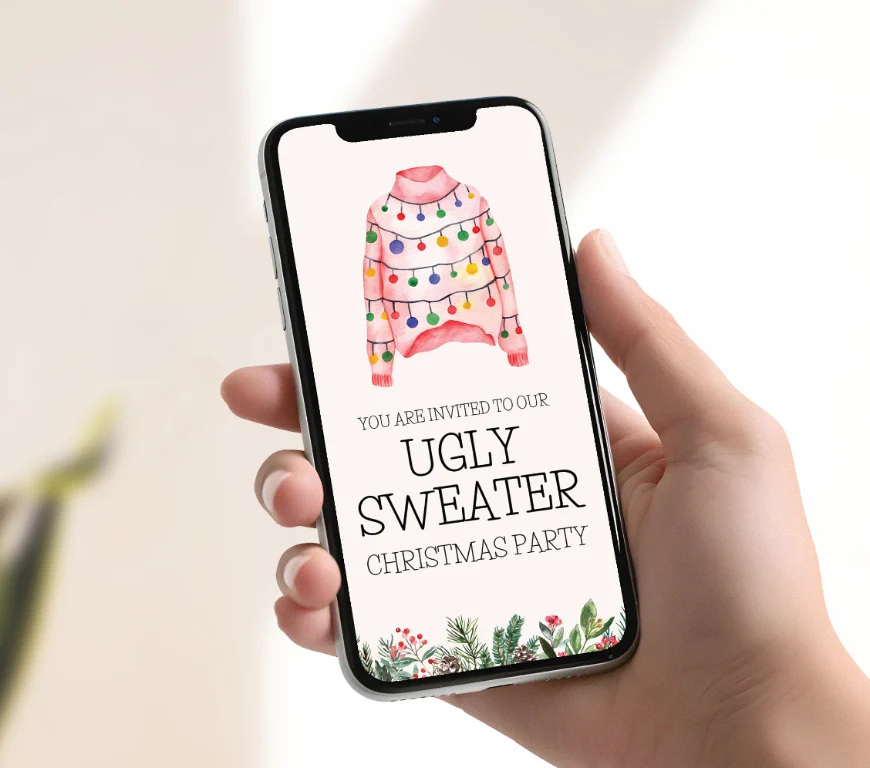 Ugly Sweater Invitation